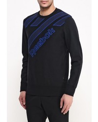 Мужской черный свитер с круглым вырезом от Reebok Classics