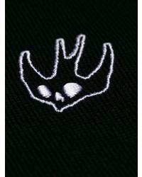 Мужской черный свитер с круглым вырезом от McQ Alexander McQueen