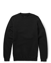 Мужской черный свитер с круглым вырезом от Rick Owens