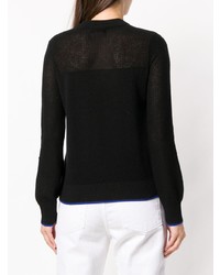 Женский черный свитер с круглым вырезом от Rag & Bone