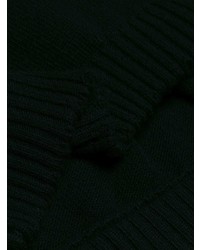 Женский черный свитер с круглым вырезом от RED Valentino