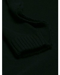 Женский черный свитер с круглым вырезом от RED Valentino