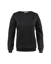 Женский черный свитер с круглым вырезом от Sabellino