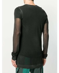 Мужской черный свитер с круглым вырезом от Lost & Found Ria Dunn