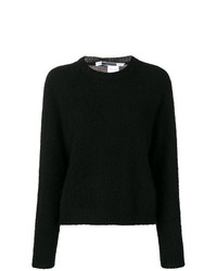 Женский черный свитер с круглым вырезом от Sport Max Code