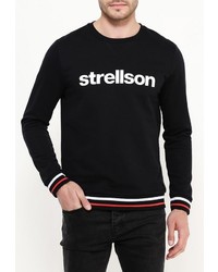 Мужской черный свитер с круглым вырезом от Strellson