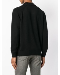 Мужской черный свитер с круглым вырезом от Givenchy