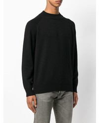 Мужской черный свитер с круглым вырезом от Givenchy