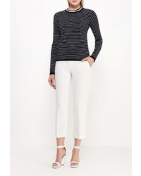 Женский черный свитер с круглым вырезом от Sweewe