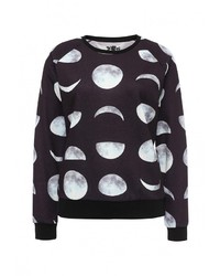 Женский черный свитер с круглым вырезом от Taya