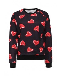 Женский черный свитер с круглым вырезом от Taya