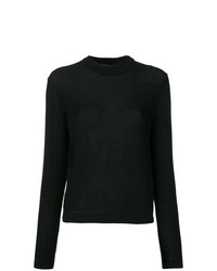 Женский черный свитер с круглым вырезом от Ter Et Bantine