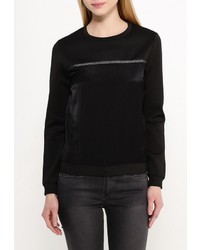 Женский черный свитер с круглым вырезом от Tom Farr