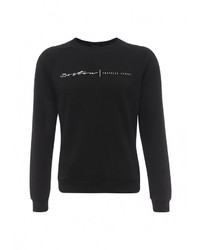 Мужской черный свитер с круглым вырезом от Tom Farr