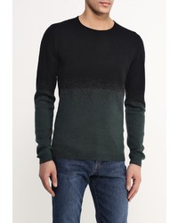 Мужской черный свитер с круглым вырезом от Tom Tailor
