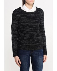 Женский черный свитер с круглым вырезом от Top Secret