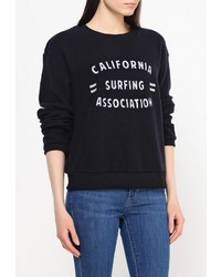 Женский черный свитер с круглым вырезом от Topshop