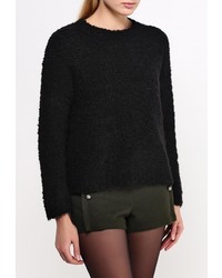 Женский черный свитер с круглым вырезом от Topshop