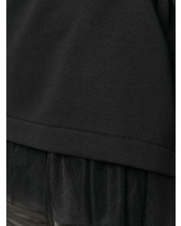 Женский черный свитер с круглым вырезом от P.A.R.O.S.H.