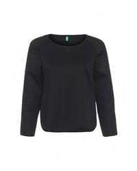Женский черный свитер с круглым вырезом от United Colors of Benetton