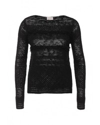 Женский черный свитер с круглым вырезом от Vero Moda