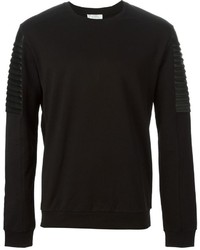 Мужской черный свитер с круглым вырезом от Versace