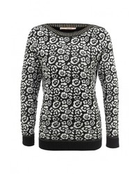 Женский черный свитер с круглым вырезом от Vis-a-Vis