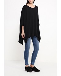 Женский черный свитер с круглым вырезом от Wallis