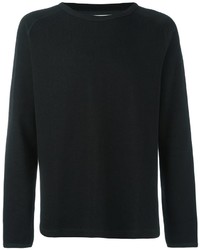 Мужской черный свитер с круглым вырезом от Won Hundred