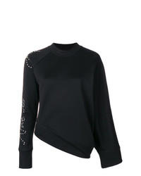 Женский черный свитер с круглым вырезом от Y-3