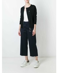 Женский черный свитер с круглым вырезом от Dsquared2