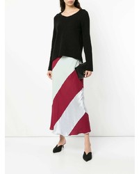 Женский черный свитер с круглым вырезом от Forte Forte