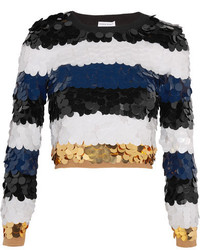 Женский черный свитер с пайетками от Sonia Rykiel