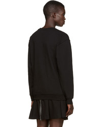 Женский черный свитер с принтом от MCQ
