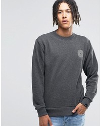 Мужской черный свитер с принтом от Antioch