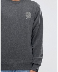 Мужской черный свитер с принтом от Antioch