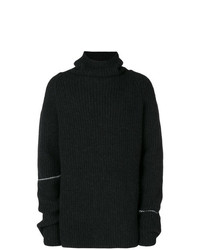 Мужской черный свитер с хомутом от Lost & Found Rooms