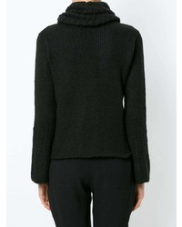 Женский черный свитер с хомутом от Uma Raquel Davidowicz