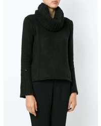 Женский черный свитер с хомутом от Uma Raquel Davidowicz