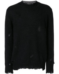 Мужской черный свитер от Alexander McQueen