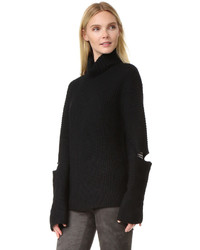 Женский черный свитер от Public School