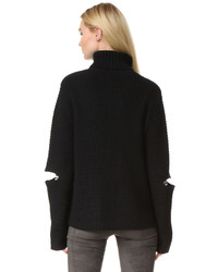 Женский черный свитер от Public School