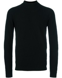 Мужской черный свитер от Armani Collezioni