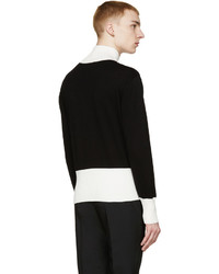 Мужской черный свитер от Christian Dada