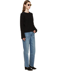 Женский черный свитер от Simon Miller