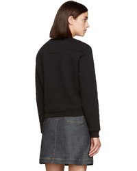 Женский черный свитер от Carven