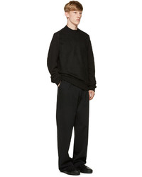 Мужской черный свитер от Wooyoungmi