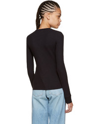 Женский черный свитер от Simon Miller