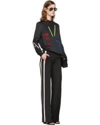 Женский черный свитер от Versace