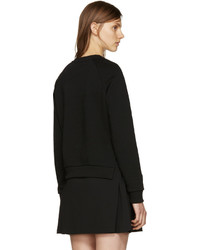 Женский черный свитер от Versus